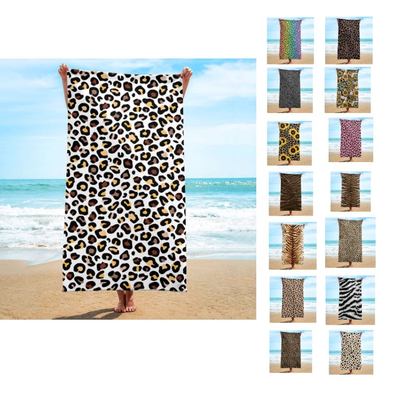 60x30" Sublimated Microfiber Beach Towel