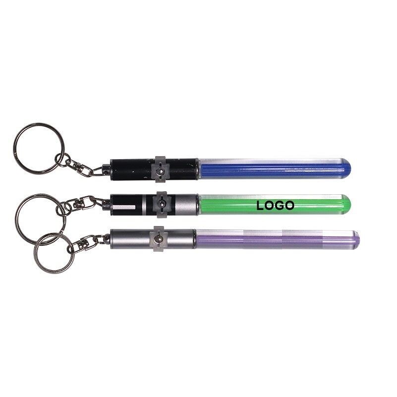 Light Saber LED Flash Light Keychain Glow Stick
