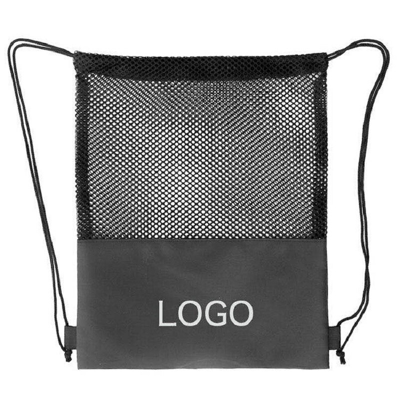 Mesh Bag w/Drawstring Shoulder Strap