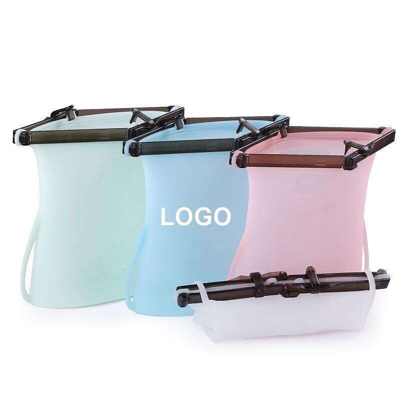 1500ml Silicone Reusable Zip Lock Freezer Bag