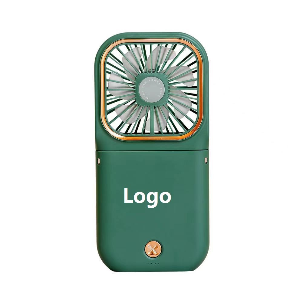 Portable Quiet Neck Fan/Handheld 3000mAh Power Bank