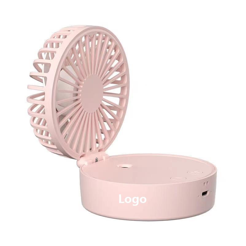 Handheld Folding USB Rechargeable LED Cooling Fan