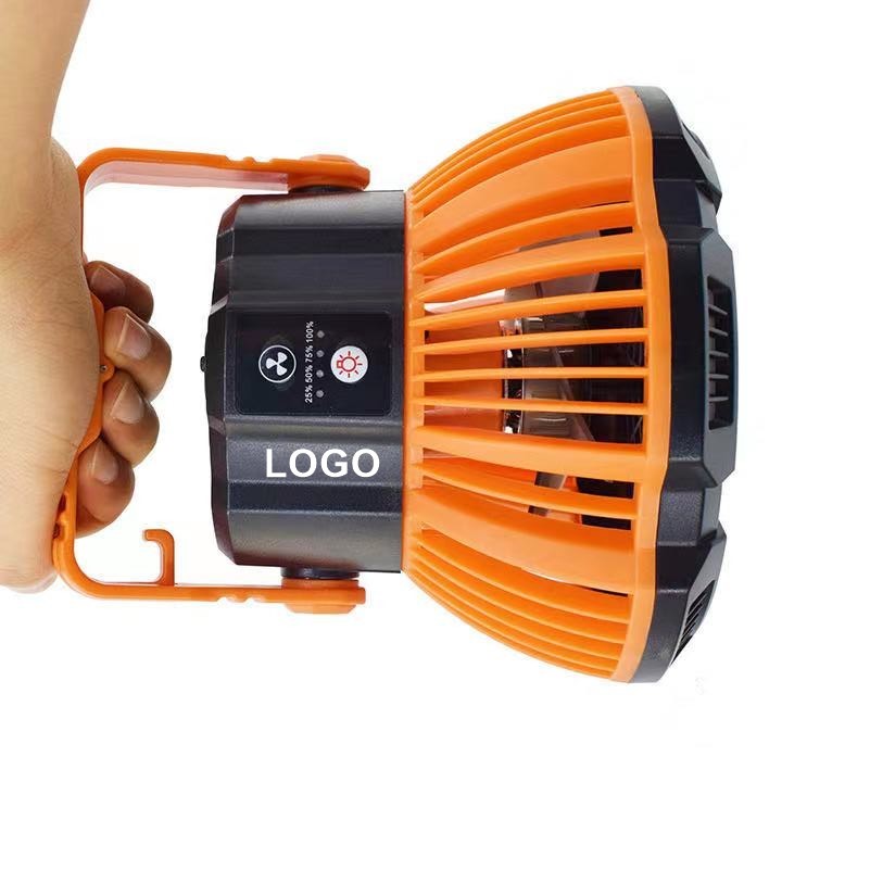 Camping Fan w/Light For Tent
