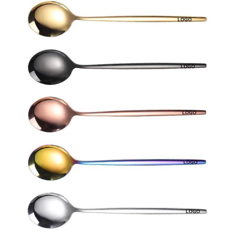 Colorful Coffee Dinner Spoon
