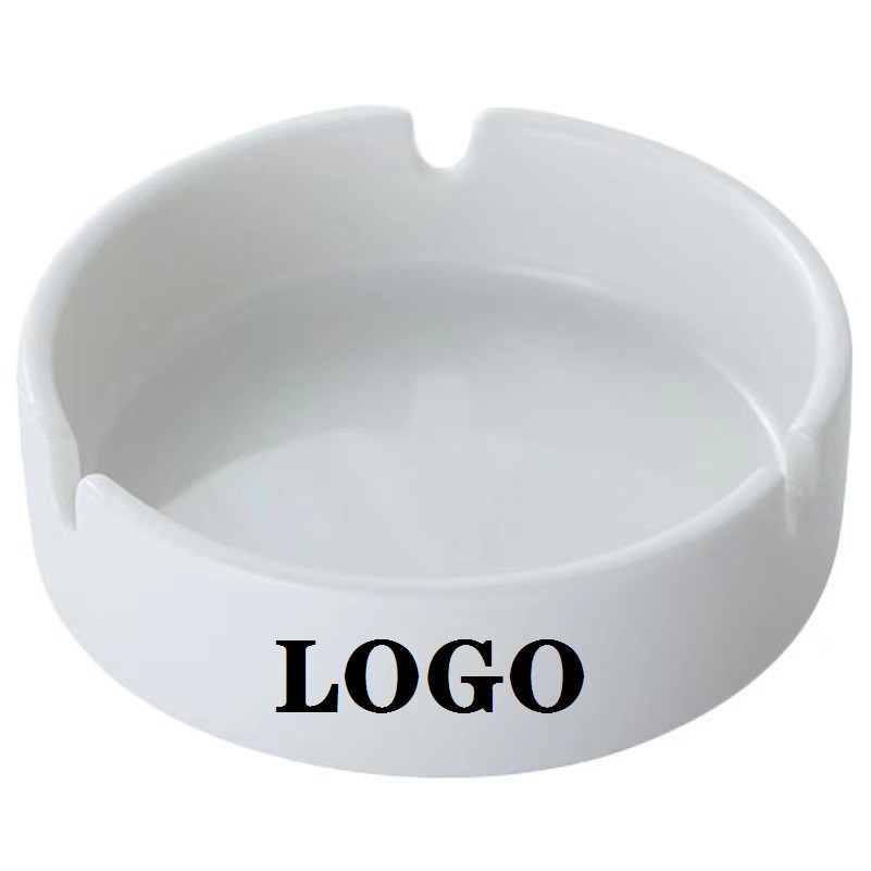 Round Ceramic Ashtray