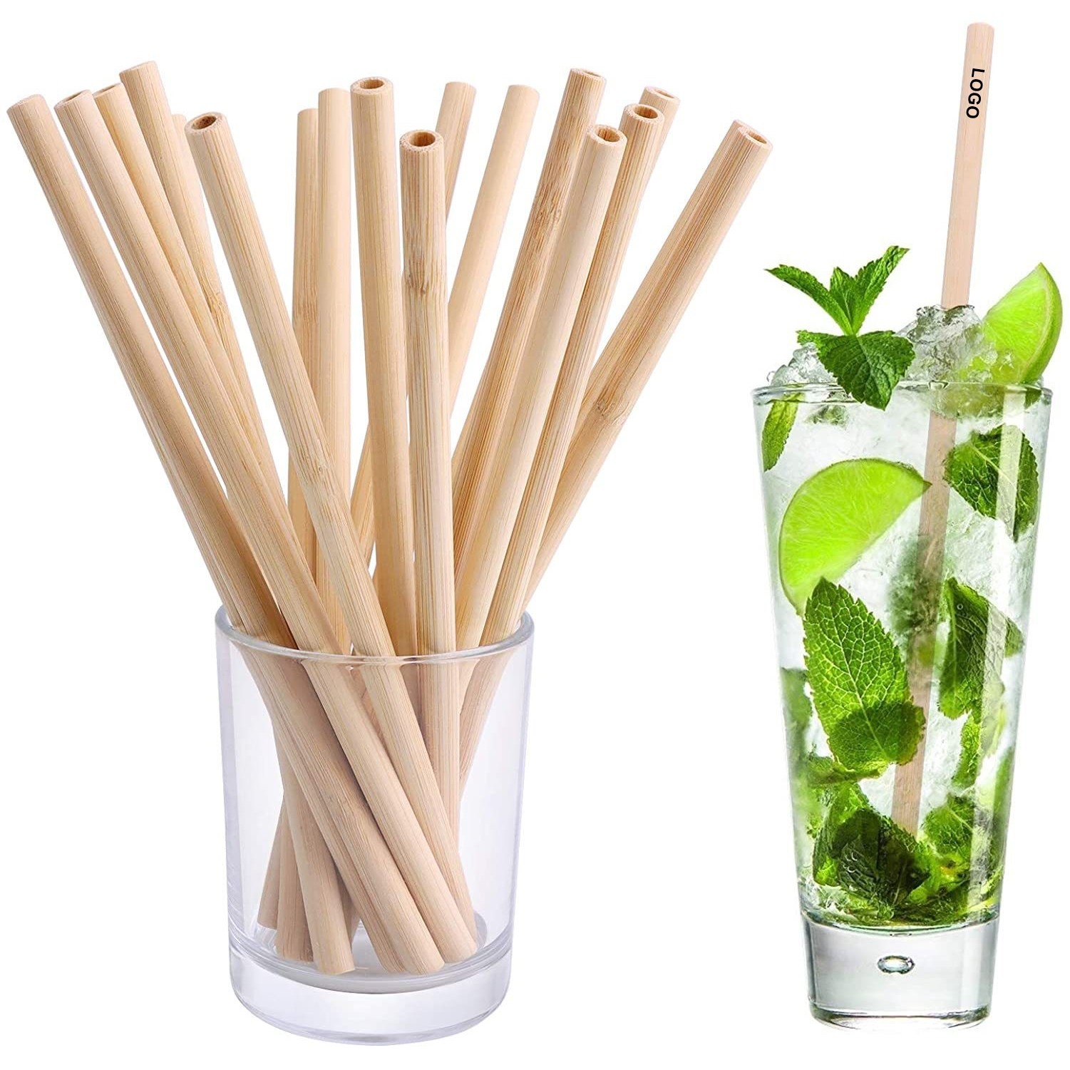 Reusable Bamboo Drinking Straw