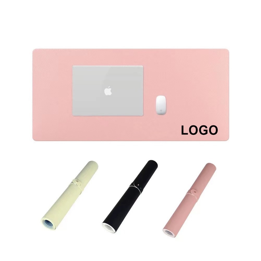PU Leather Desk Pad Protector