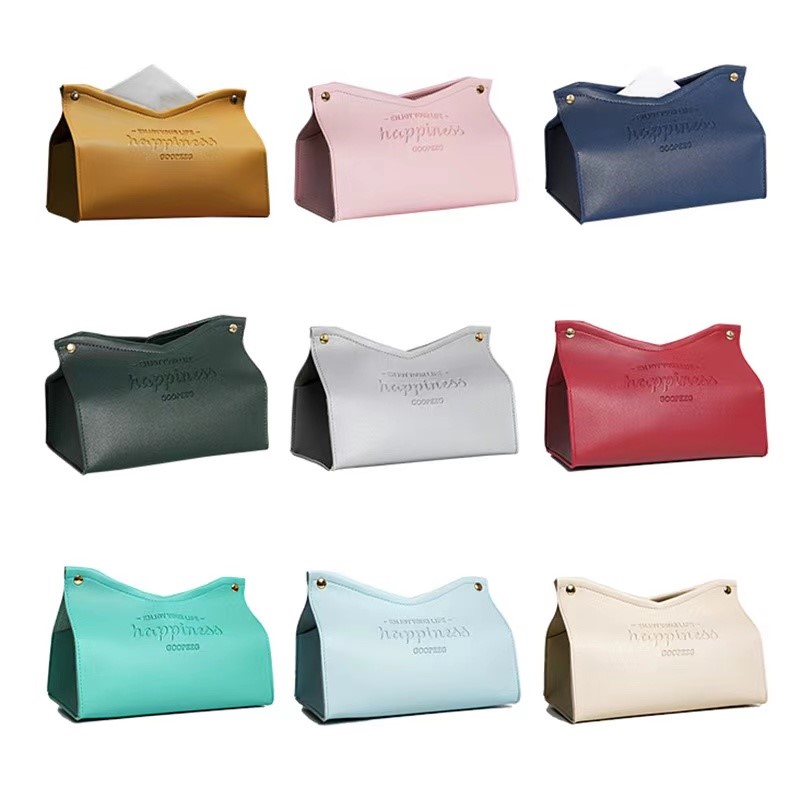 PU Leather Tissue Bag