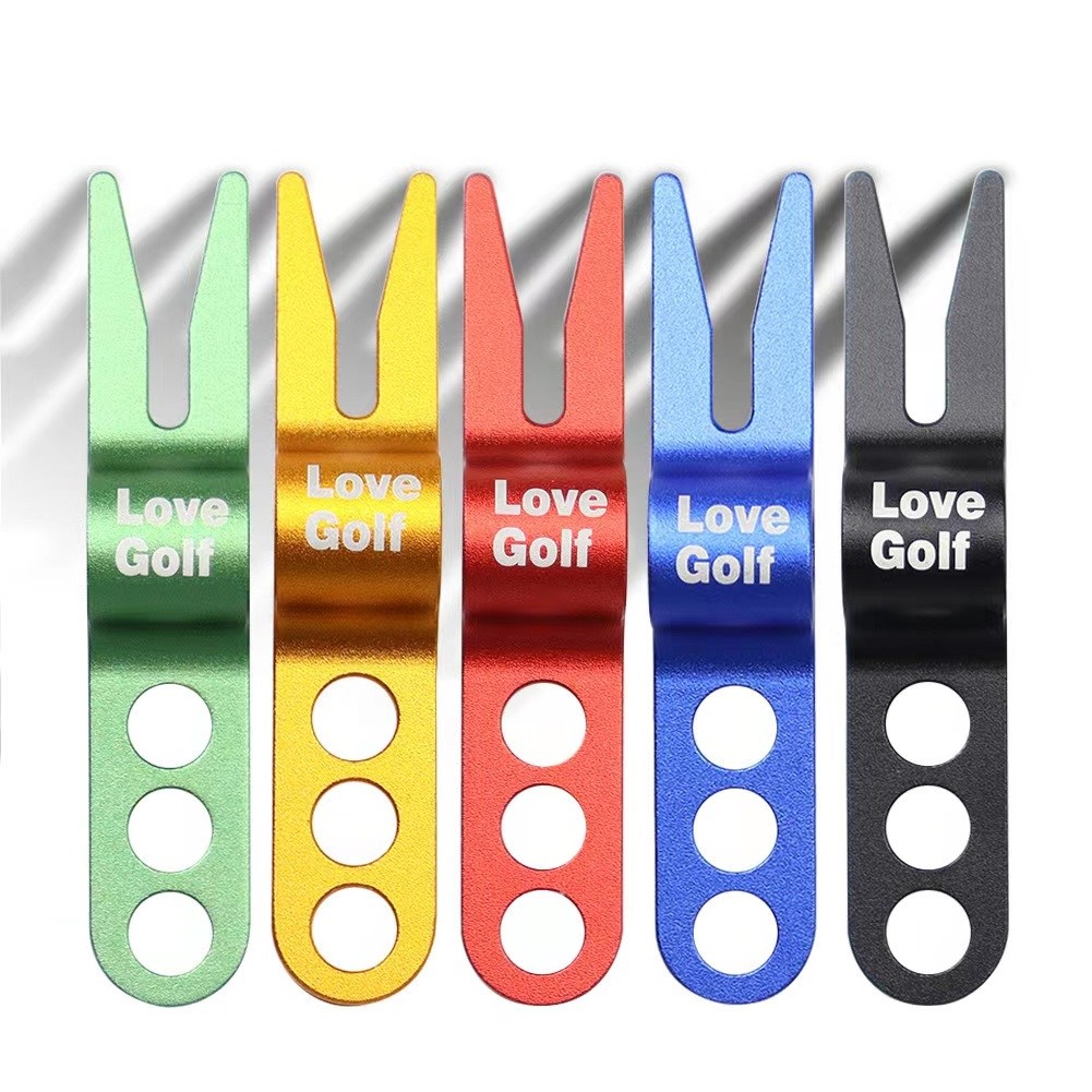 Metal Golf Divot Tool/Repair Fork