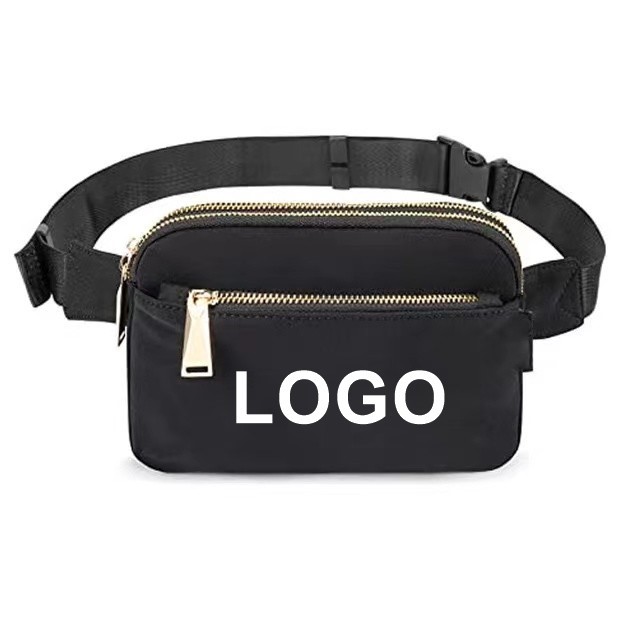 Premium Nylon Fanny Packs w/Zipper Pouches