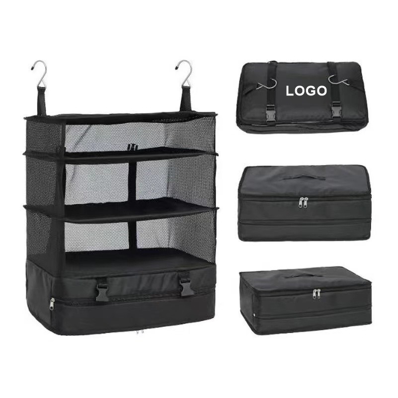 Hanging Luggage Organizer Shelves