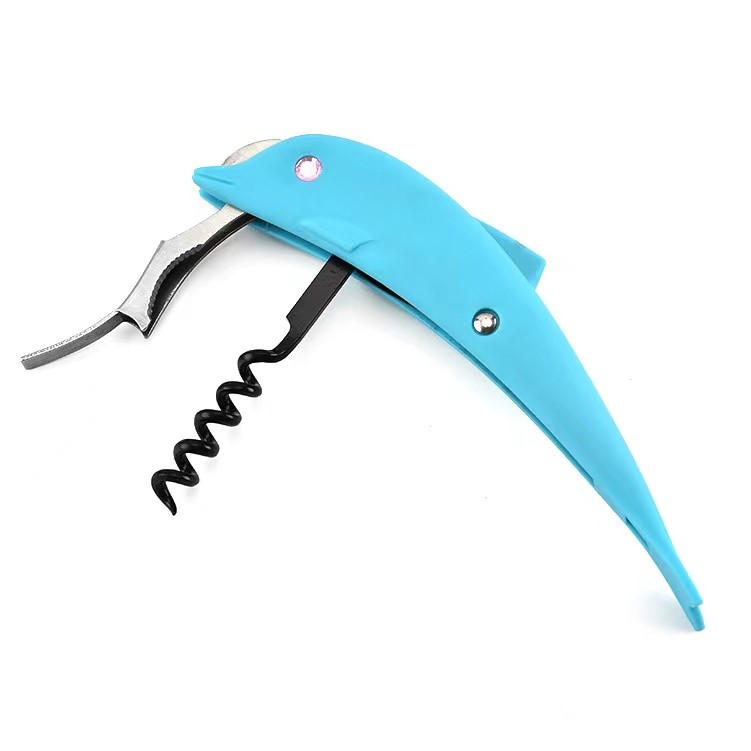 Multifunction Dolphin Corkscrew & Beer Opener