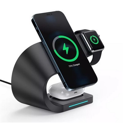 Wireless 15W Mobile Phone/Tablet Charging Station