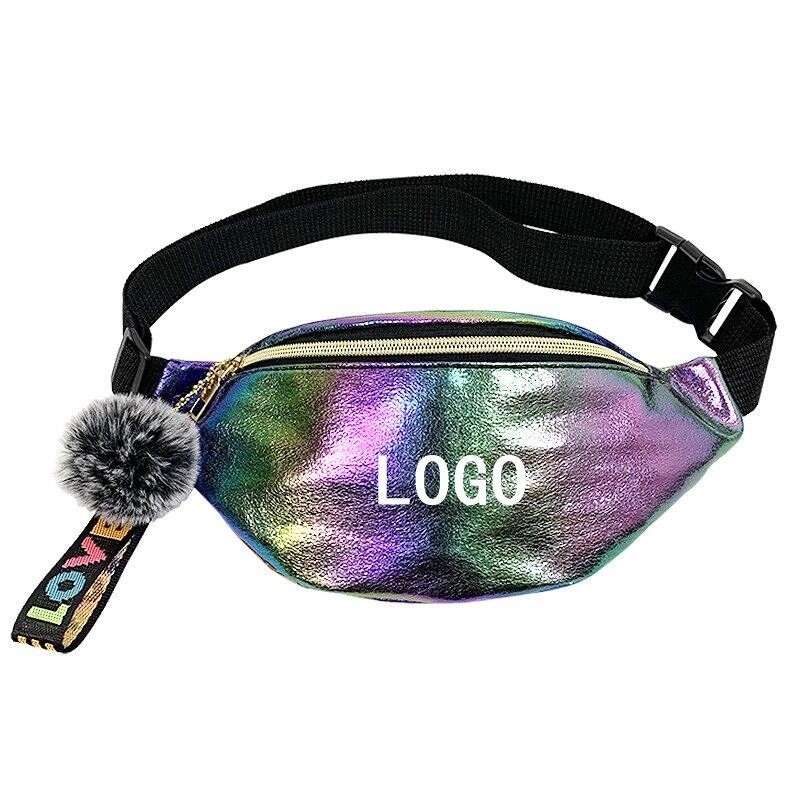 Shiny Zipper Fanny Pack