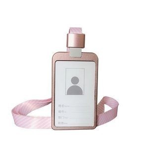 Aluminum Alloy Work Card Holder