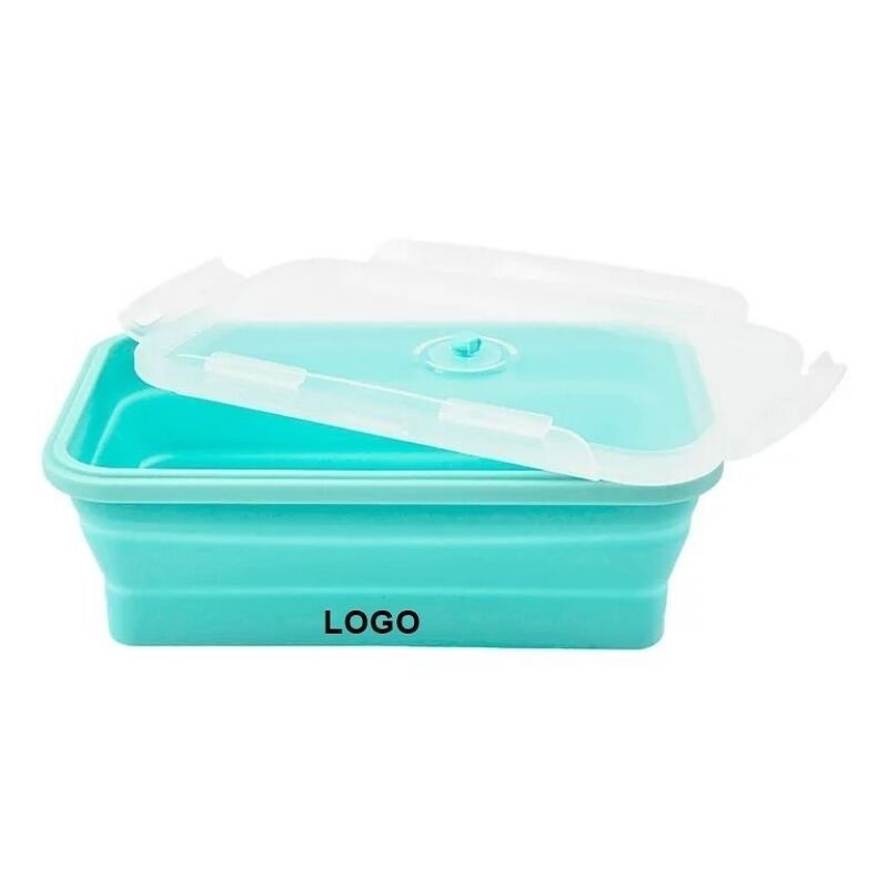 17 Oz. Silicone Collapsible Portable Lunch Box