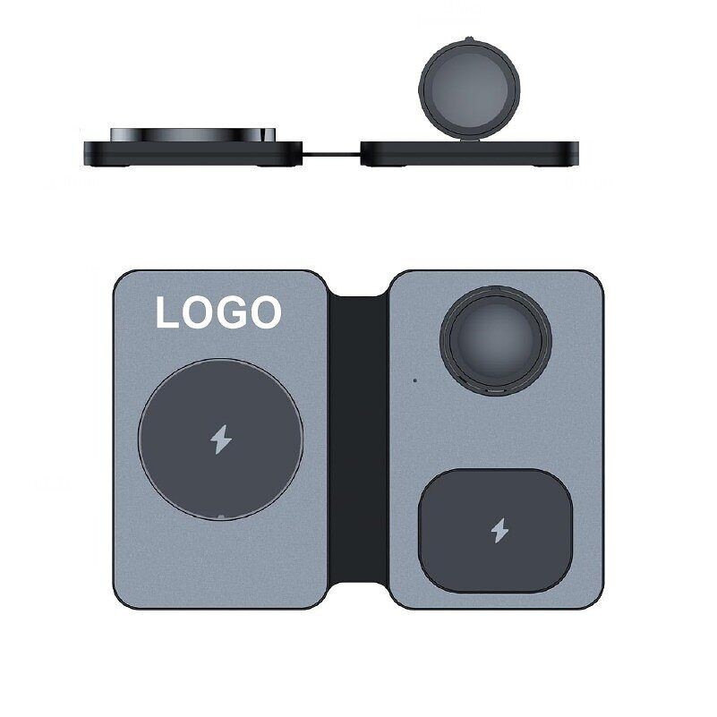 Magnetic Folding 3-in-1 Wireless Charging Station