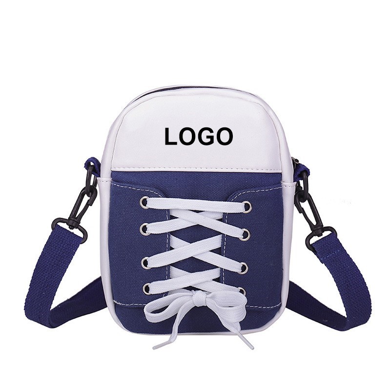 Shoes Pattern Canvas Shoulder Bag