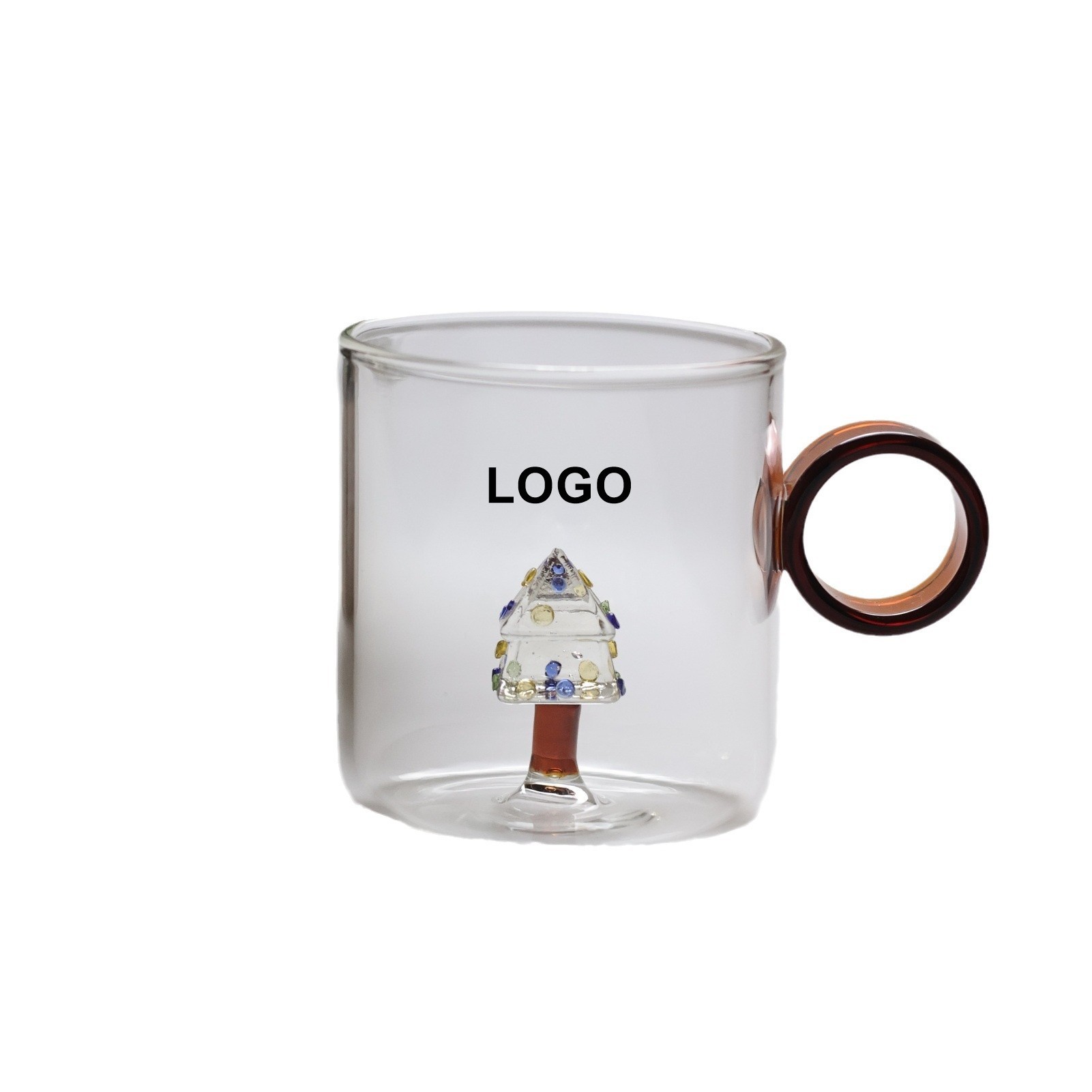 Christmas Tree Glass Mugs