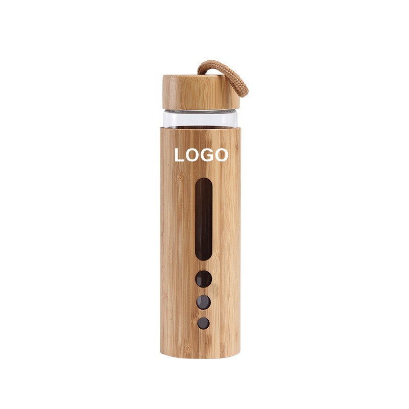 Bamboo Glass Water Bottle