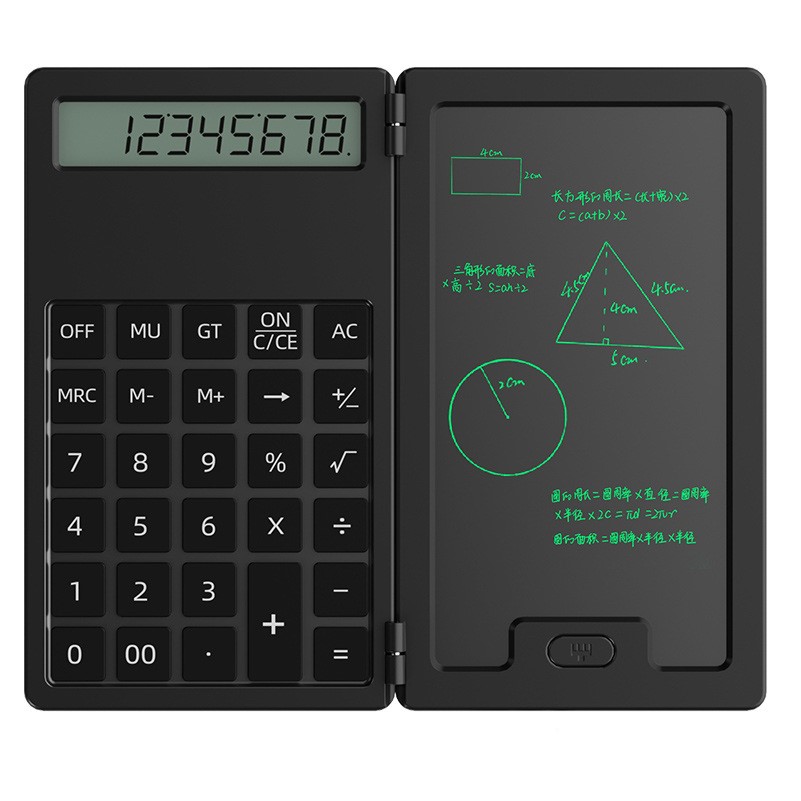Mini Calculator with LCD Writing Tablet