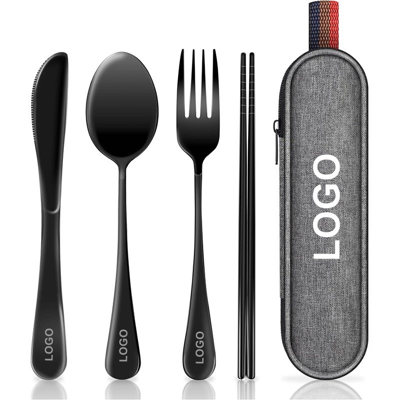 Travel Utensils With Case