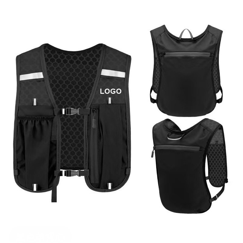 Reflective Running Vest Safety Adjustable Belt