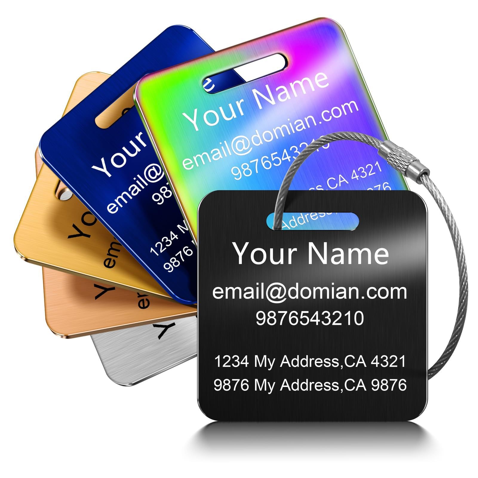 Metal Luggage Tag