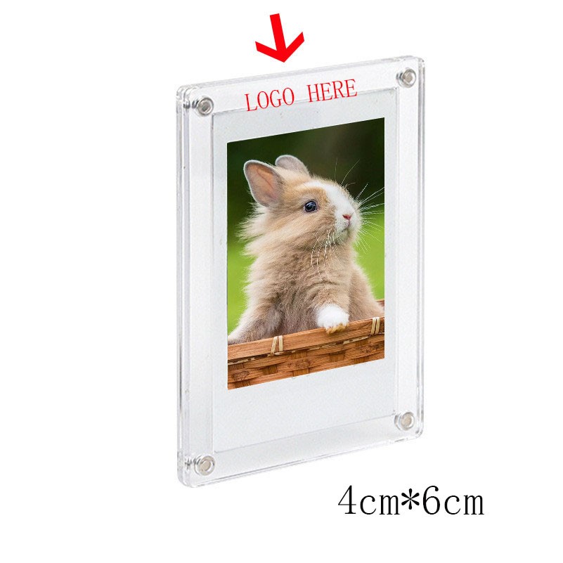 Acrylic Magnetic Photo Frame Fridge Magnet