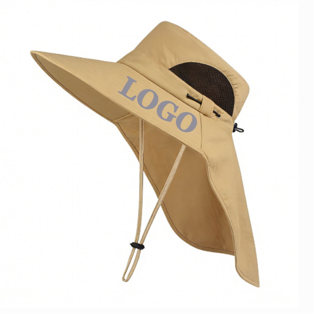 Unisex Hiking Sun Hat With Neck Flap