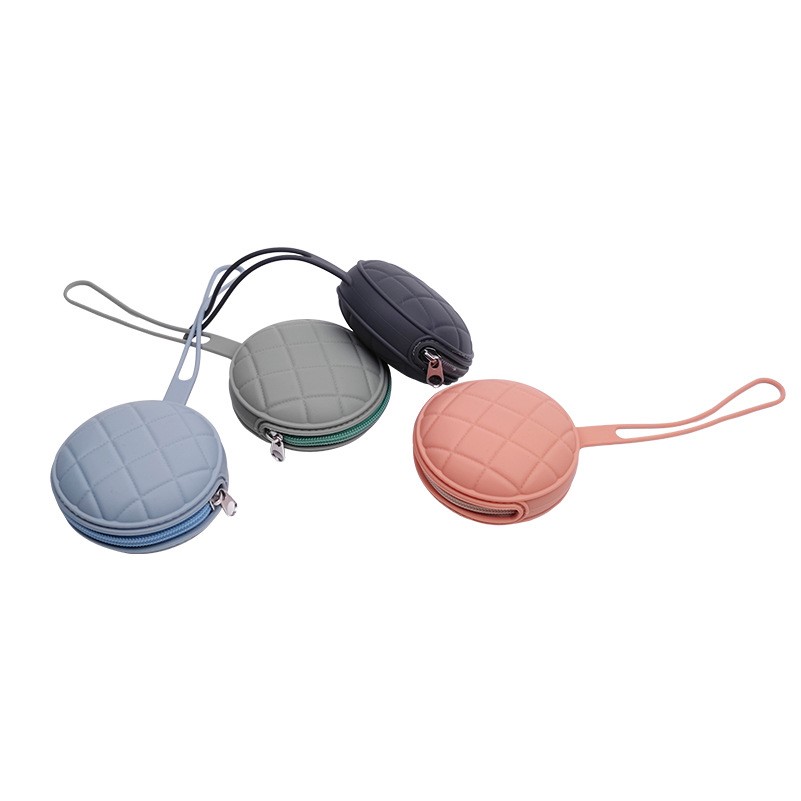 Silicone Coin Purse & Pacifier Teether Storage Pouch