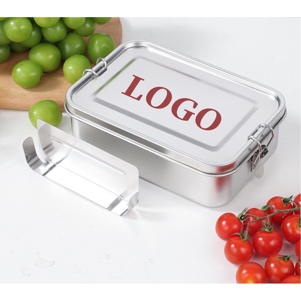 1400 mL Stainless Steel Bento Boxes
